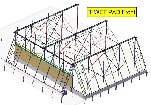 薄膜连栋温室大棚建设结构组成部分