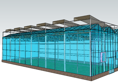 玻璃温室效果图温室设计厂家推荐