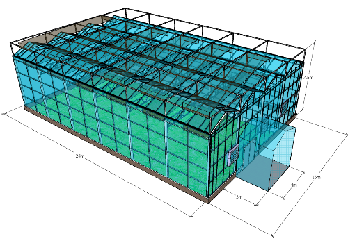 【玻璃温室效果图设计】让您的蔬菜大棚建设项目更加完美